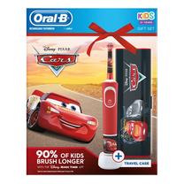 Elektrinis dantų šepetėlis Oral-B Cars D100.413.2K, raudona sp.