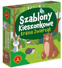 Piešimo rinkinys Alexander Szablony Kieszonkowe - Kraina Zwierząt, įvairių spalvų