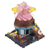 Автомобильная трасса Mattel Hot Wheels Lets Race Downtown Ice Cream Swirl, многоцветный