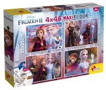 Pusle 4in1 Lisciani Frozen 2 452614, 25 cm x 35 cm, 192 tk, mitmevärviline
