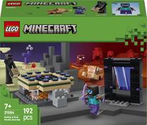 Konstruktorius LEGO® Minecraft® Kelionė į Neterį ir Enderį Žaislas 21584, 192 vnt.
