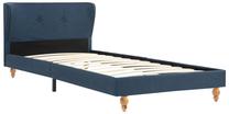Lova viengulė VLX Classic 280577, 90 x 200 cm, mėlyna sp., be čiužinio, su grotelėmis