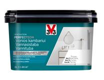 Emaliniai dažai, baldams/dažytų paviršių defektams šalinti V33 Renovation Perfection Bathroom, satino, 2 l, balta sp.