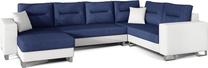 Kampinė sofa Dorado Ontario 81, Soft 17, tamsiai mėlyna sp., kairinė, 210 x 312 cm x 95 cm