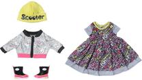 Одежда для кукол Zapf Creation Baby born City Deluxe Style, серебристый цв./желтый цв./розовый цв.