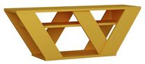 ТВ стол Kalune Design Pipralla, желтый цв., 110 см x 30 см x 40 см