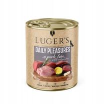 Šlapias šunų maistas Lugers Daily Pleasures, kiauliena, 0.8 kg