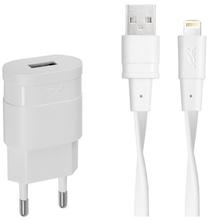 Telefono įkroviklis Rivacase, USB/AC/DC, balta sp.