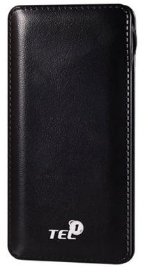 Lādētājs-akumulators (Power bank) Tel1 B12, 12000 mAh, melna krās.