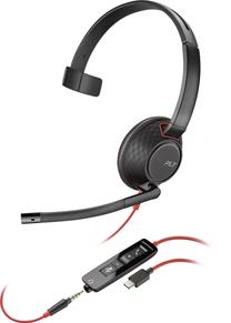 Belaidės ausinės Plantronics Blackwire 5210 Mono, juoda sp.