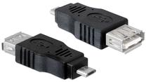 Adapteris Delock USB 2.0 A female, Micro USB 2.0 B male