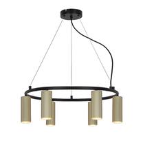 Valgusti rippuv Domoletti Icel P16065-6RP D5H13 gold, GU10, 6 x 5 W, kuldne v. / kuldne v.