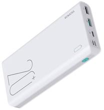 Lādētājs-akumulators (Power bank) Romoss Sense 6+, 20000 mAh, balta krās.