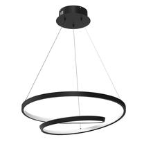Valgusti rippuv Milagro Lucero ML7948, LED, 4000 °K, 1 x 48 W, valge v. / must v.