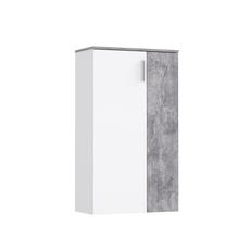 Biuro spintelė Domoletti Forte BTS321-C296A, balta sp./pilka sp., 120.4 cm x 68.9 cm x 34.1 cm