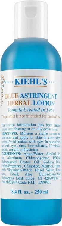 Veido losjonas Kiehl's Blue Astringent Herbal, 250 ml