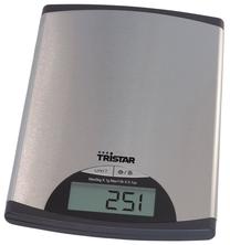 Elektroninės virtuvinės svarstyklės Tristar KW-2435, sidabro sp.