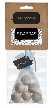 Auto gaisa atsvaidzinātājs ACappella Wooden Balls Silver