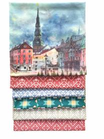 Šalle Multifunctional Bandana LV, daudzkrāsaina