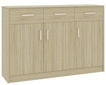 Komoda VLX 800705, ąžuolo sp., 75 cm x 110 cm x 30 cm