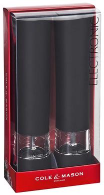 Druskos ir pipirų malūnėlis Cole and Mason, juoda