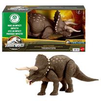 Rotaļlietu figūriņa Mattel Jurassic World Triceratops HPP88, 44.4 cm, brūna krās.