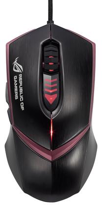 Laidinė žaidimų pelė Asus GX1000 Eagle Eye, juoda sp.