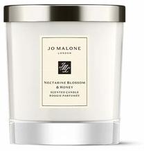 Svece, aromātiskā Jo Malone Nectarine Blossom & Honey, 45 h, 200 g, balta krās.