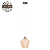 Valgusti rippuv Domoletti Jazzu MD52569-1, E27, 1 x 40 W, läbipaistev v. / must v.