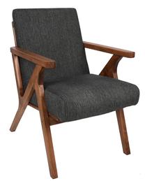 Valgomojo kėdė Kalune Design Melody 829MSV3724 829MSV3724, juoda sp./pilka sp., 50 cm x 64 cm x 93 cm