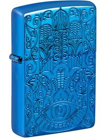 Žiebtuvėlis Zippo Armor Hamsa 46752, mėlyna sp.