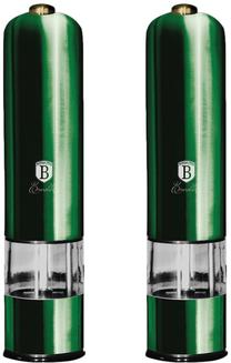 Druskos ir pipirų malūnėlis Berlinger Haus Emerald BH-9112, žalia sp.