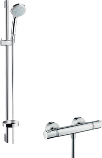 Dušo komplektas Hansgrohe Croma 100, chromo