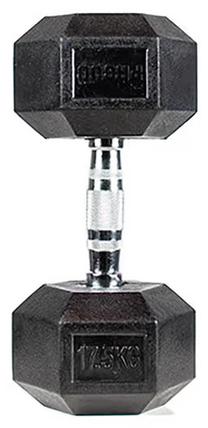 Svarmuo Proud Hex Rubberized Dumbbell x 17.5 kg