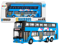 Žaislinis autobusas Lean Toys Kaer, 1:42, mėlyna sp.