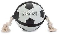 Žaislas šuniui, kamuoliukas Beeztees Action Ball 515202, 40 cm, Ø 12.5 cm, balta sp./juoda sp., 12.5 cm