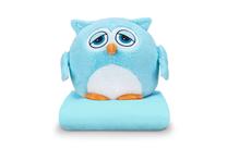 Pledas Dormeo Emotion Owl 110064345, mėlynas, 130 cm x 180 cm