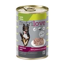 Mitrā barība (konservi) suņiem Nutrilove, jēra gaļa, 0.4 kg