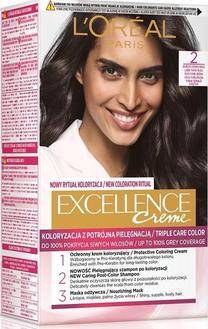 Kраска для волос L’Oréal Paris Excellence Creme, very dark brown цв., 2, 176 мл