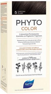 Kраска для волос Phyto Phytocolor, светло-коричневый цв., 5, 112 мл