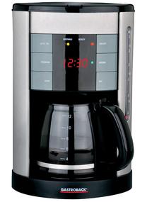 Filtra kafijas automāts Gastroback Coffee Aroma Plus 42703, sudraba krās./melna krās.