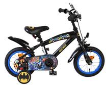 Vaikiškas dviratukas su papildomais ratukais, vaikų Volare Batman, juoda sp./įvairių spalvų, 12"