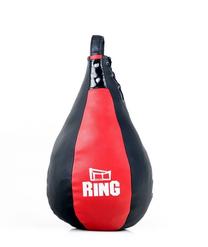 Bokso kriaušė Ring Sport Leatherette, juoda sp./raudona sp.