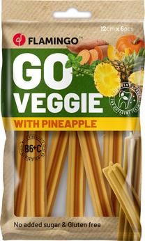 Лакомство для собак Flamingo Go Veggie Pineapple, ананас, 0.078 кг, 6 шт.