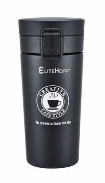 Termopuodelis Elite Hoff E-8214, 0.4 l, juoda sp.