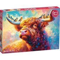 Пазл CherryPazzi Moo-sic In The Air, 50 см x 70 см, 1000 шт., многоцветный