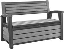 Sodo daiktadėžė Keter Hudson Storage Bench, 227 l, 132.7 cm x 61.2 cm x 89 cm