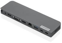 Dokstacija Lenovo USB-C Mini Dock 40AU0065EU, pelēka krās.