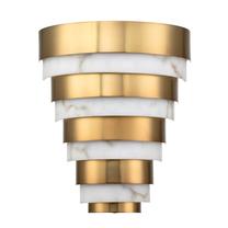 Valgusti seinale Elstead Lighting Echelon, LED, 3000 °K, 1 x 12 W, valge v. / kuldne v.