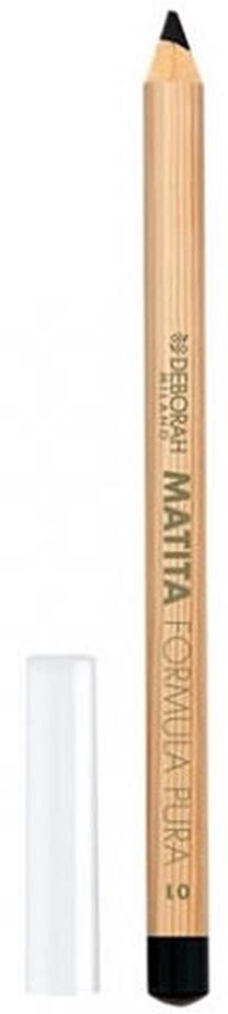 Карандаш для глаз Deborah Milano Formula Pura, 1.2 г, коричневый цв. 01 black